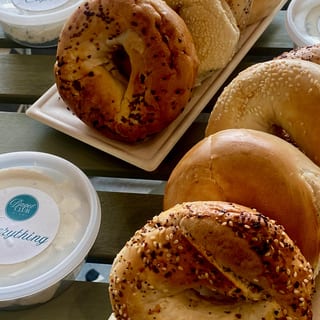 A HALF DOZEN BAGELS (Not Sliced)